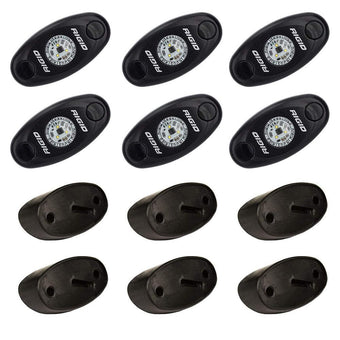 compare product RIGID IND Rock Light Kit 6 Cool White, 400253