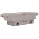 Weather Guard Model 131-0-04 Saddle Box, Aluminum, Mid-Size Low Profile, Clear, 8.0 cu ft