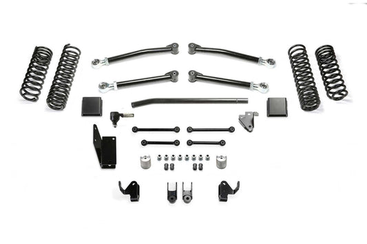 Fabtech FTS24246 Suspension Link Arm Kit 5 Ton Front And Rear Lower Suspension Link Arm Kit