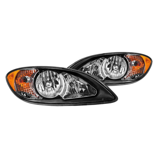 ANZO - 2008-2016 International Prostar Crystal Headlights Black Housing (OE Replacement) (131032)