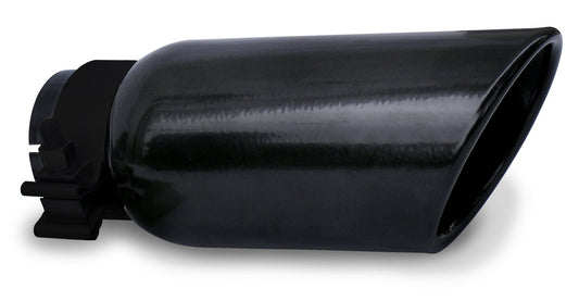 Go Rhino Exhaust Tip | Stainless Steel, Black | GRT236B | Fits 2" Diameter Exhaust Tubes