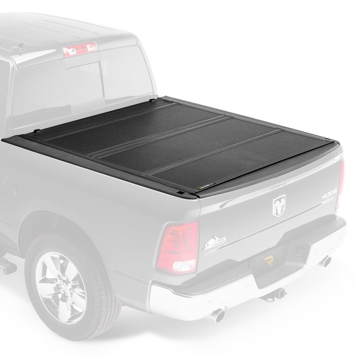 RealTruck BAK BAKFlip MX4 Hard Folding Truck Bed Tonneau Cover | 448207 | Fits 2009-2023 Dodge Ram 5' 7" Bed (67.4")