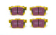 EBC Brakes Yellowstuff 4000 Series Street DP41193R to Fit ACURA,HONDA,ROVER,MG,SUZUKI