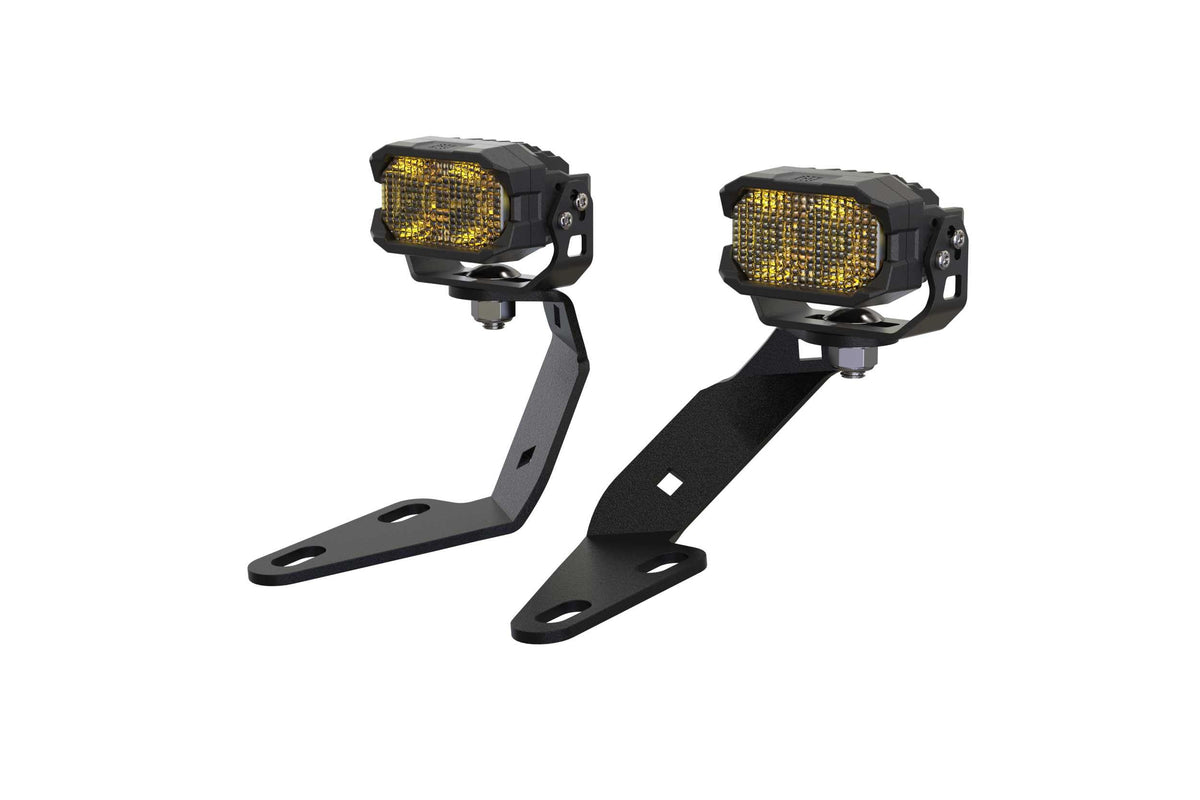 Morimoto 2Banger Ditch Light Kit: Fits Toyota Tacoma 16-23 (HXB White Combo Beam)