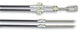 Lokar EC-80FU Universal Emergency Brake Cable with Black Housing