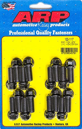 compare product ARP 100-1117 Header Bolt Kit (6pt.3/8 x .850 UHL (16))