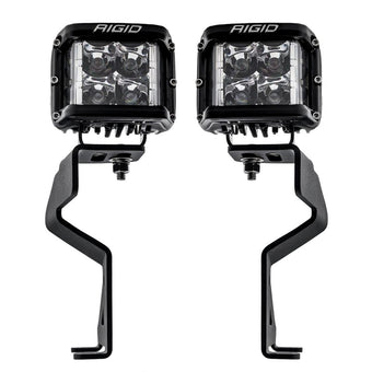 compare product Rigid 46737 A-Pillar LED Light Mount Kit, Fits The 2021+ Ford 150 / Raptor, Kit Includes D-SS Pro Spot Lights with Amber and Black Covers