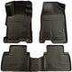 Husky Liners Weatherbeater Floor Mats | Fits 2012-2013 Honda Civic 4-Door | Front & 2nd Row, 3-pc Black - 98441