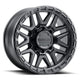 Raceline Wheels 953B KRANK Wheel Satin Black 18X9"8X165.1 Bolt Pattern +18mm Offset/(5.71"B/S) Split Spoke Aluminum Passenger Car Wheels, Full Size Replacement Black Car Rims