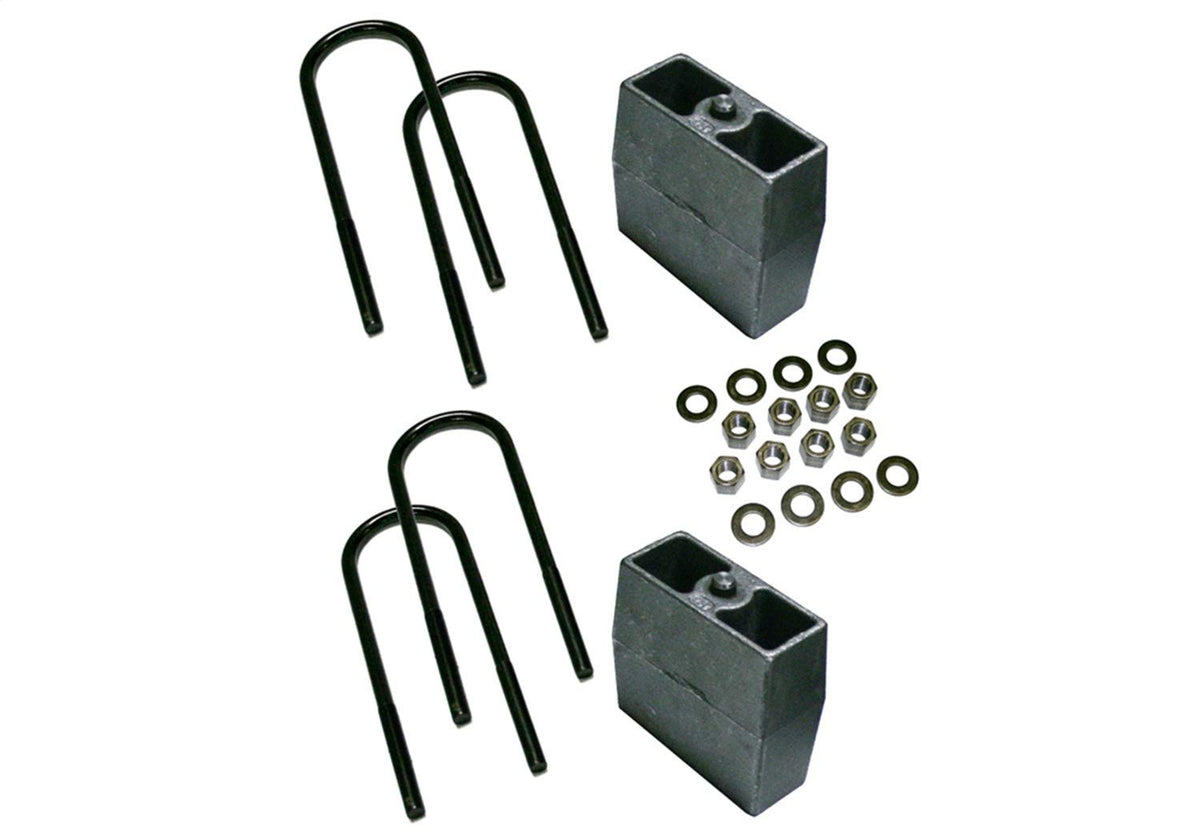 RealTruck SUPERLIFT SUSPENSION 5" Block Kit for Ford F-250/F-350 | Rear Lift Blocks, U-Bolts, & Hardware | 9259 | Fits 1999-2010 Ford F-250/F-350 4WD with 3 7/8 AxleTube w/o Top Mounted Overload Leaf