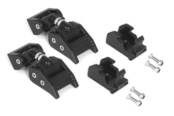 compare product Rugged Ridge | Hood Catch Kit, Black Aluminum | 11210.15 | Fits 1997-2006 Jeep Wrangler TJ