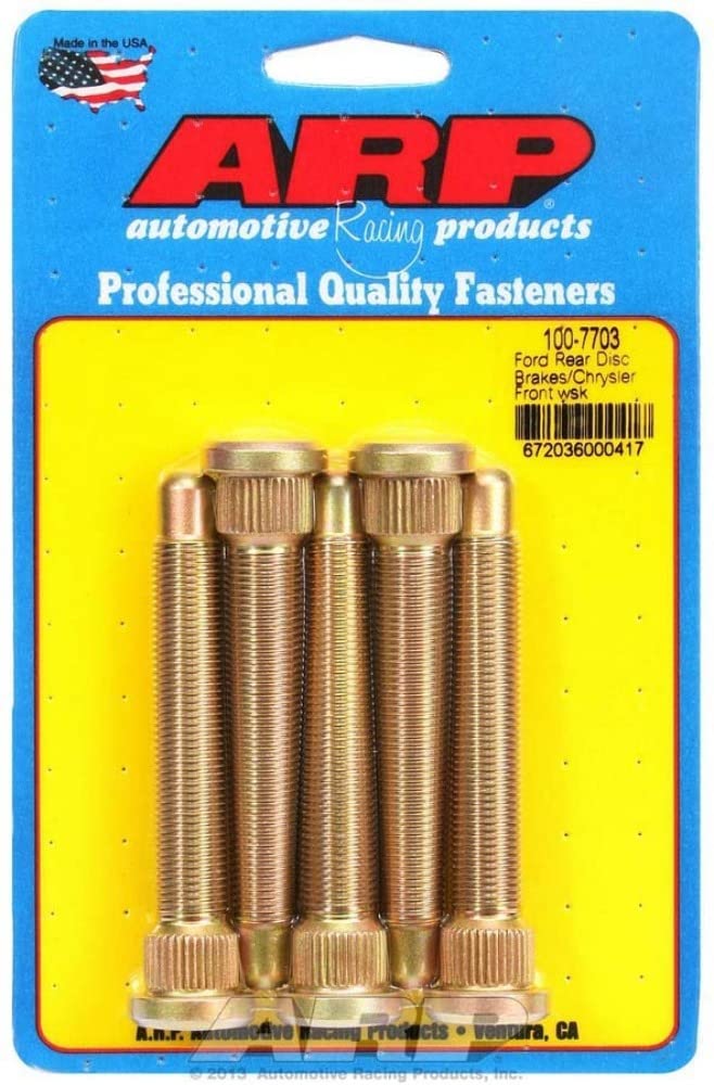 ARP 100-7703 Wheel Stud Kit (UHL = 3.500) Ford All Models
