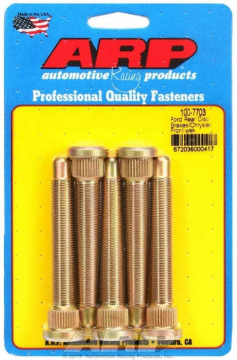 compare product ARP 100-7703 Wheel Stud Kit (UHL = 3.500) Ford All Models