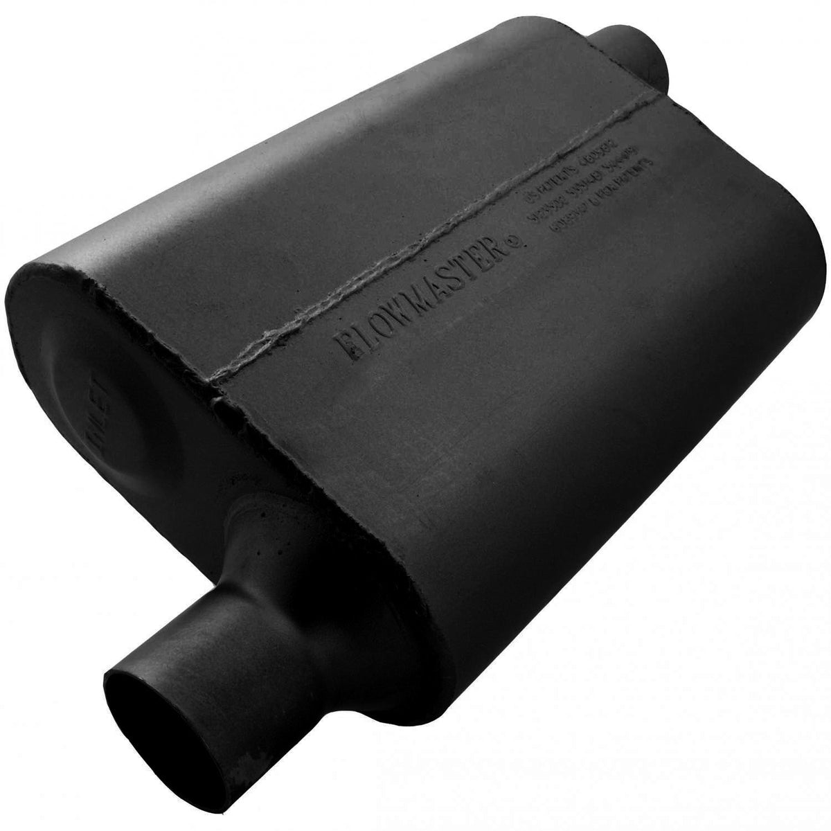 Flowmaster 942443 40 Delta Flow Muffler - 2.25 Offset In and 2.25 Offset Out - Aggressive Sound