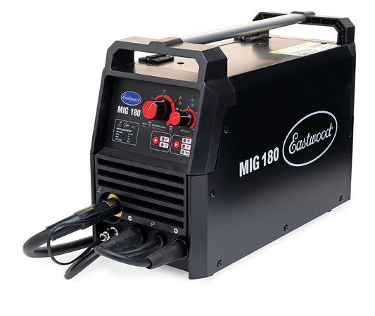 Eastwood 180 Amp MIG Welder Machine Dual Voltage 110V 220V for Steel & Aluminum | Auto Restoration Welding Machine