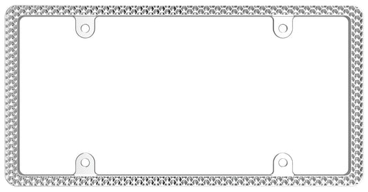 Cruiser Accessories Pixel License Plate Frame, Chrome