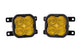 Diode Dynamics SS3 LED Fog Light Kit compatible with Ford Ranger 2019-2023, Yellow SAE Fog Pro with Backlight