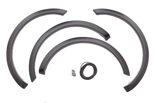 RealTruck Lund SX310S Elite Series Black Sport Style Standard Front and Rear Fender Flare - 4 Piece