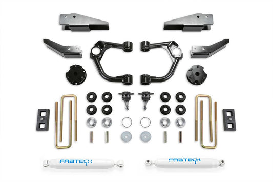 Fabtech K2323 Ball Joint Control Arm Lift System 3.5 in. Lift w/Rear Performance Shocks/Intrusion Beam Kit Incl. PN [FTS22293/FTS22296/FTS7265] Ball Joint Control Arm Lift System