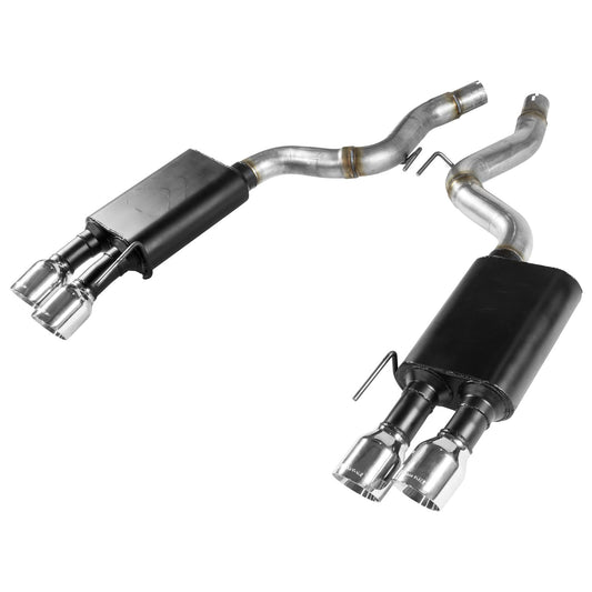 Flowmaster 817807 American Thunder Axle-Back Exhaust Kit 3 Inch 409 Stainless Steel 4 Inch Polished Tips Compatible with 2018-2024 Mustang GT 5.0L without Factory Active Performance Exhaust Valves