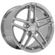 OE Wheels CV07A-17095-5475-54C 17" Replica Wheel CV07A Fits Chevrolet Corvette - C6 Z06 Rim 17x9.5 Chrome Wheel