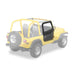 Bestop Upper Fabric Doors 5178001 for Jeep Wrangler YJ 1988-1995