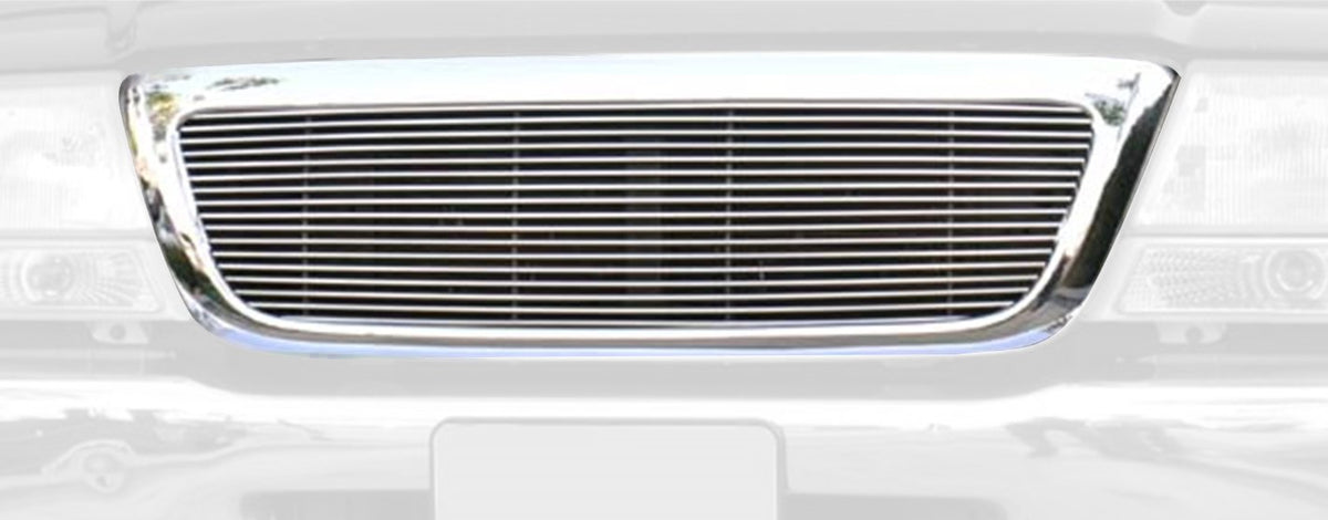 Compatible with Ford Ranger (1998-2000) Billet Grille, Polished, 1 Pc, Insert - PN #20676