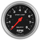 Auto Meter 3991 Sport-Comp In-Dash Electric Tachometer, 3.375 in.