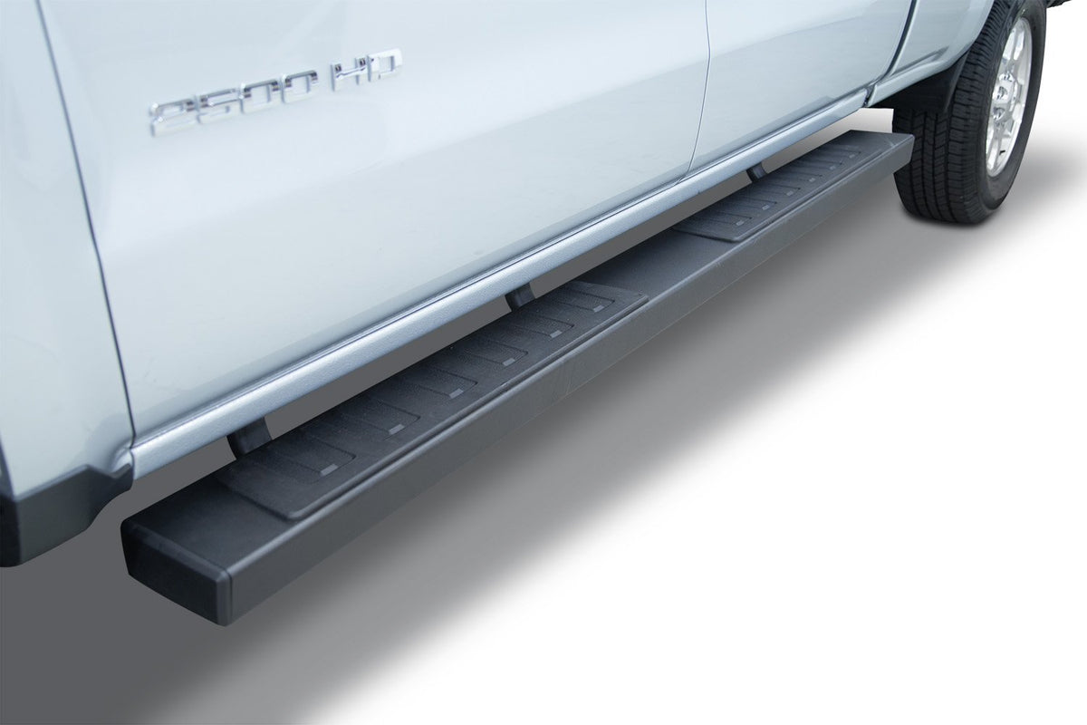 Go Rhino 6" OE Xtreme II Sidesteps & Brackets | Galvanized Steel, Textured Black | 6862404680T | Fits 2014-2018 Chevrolet/GMC Silverado/Sierra 1500 Double Cab Pickup & Others (See Description)