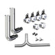 RoadWorks 8" Exhaust Kit for Peterbilt with Reduced Picket Elbows, Clamps, and Y Pipe | EXKITPB18HD