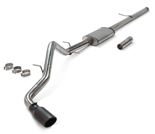 Flowmaster 717858 FlowFX Cat-Back Exhaust 3 Inch 409 Stainless 4.5 Inch Black Ceramic 304 Stainless Tip Compatible with 2019-2025 Chevy Silverado GMC Sierra 1500 5.3L 2/4WD 148 & 157 Inch Wheelbase