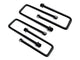 Fabtech FTS753 U-Bolt Kit , Black