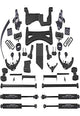 Fabtech FTS21013BK 8" Lift Kit Component Box 3, Black For Select GM K2500/3500 Heavy Duty Trucks