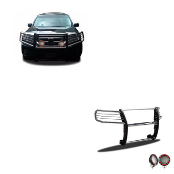 compare product Black Horse Grille brush Bumper Guard Modular Stainless Steel Come With Pair of 5.3
