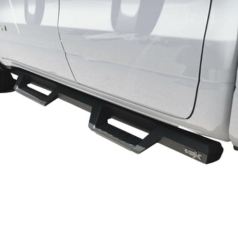 compare product Westin 56-14095 HDX Drop Nerf Bars Textured Black Pair
