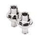 Billet Specialties 66825 2 Port Heater Push On Bulk Head