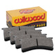 Wilwood Brake Pads, Street Performance/Racing Pads, BP-Q Compound, Very Low Dust, Very Low Noise, 19.2 mm Thick, Wilwood TX4R / TX6-DM Calipers, Set of 4