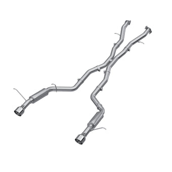 compare product MBRP 18-23 Dodge Durango SRT 6.4L Armor Lite AL Steel 3in Cat Back Exhaust Dual Rear Exit w/SS Tips