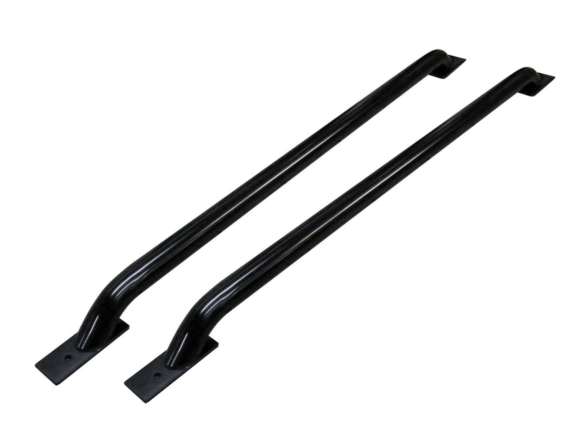 Go Rhino Stake Pocket Bed Rails | Mild Steel, Black | 8061B | Fits 1988 - 1998 Chevrolet & GMC Pick Up w/ 6.5' Bed