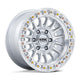 18x9 KMC KM552 IMS Gloss Silver W/Machined Face Wheel 8x6.5 (0mm)