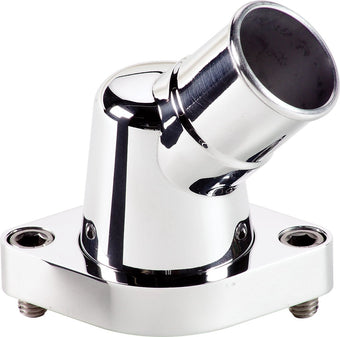compare product Billet Specialties 90420 Polished 45 Degree Swivel Thermostat Housing