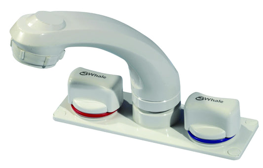 Whale Elegance Combination Interior Faucet/Shower, Pull-Out Handheld Mixer Unit, Hot and Cold Water, 5.5 Feet Hose RT2498