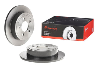 compare product Brembo 08.A636.11 UV Coated solid Rear Brake Rotor JEEP OE# 52128411AA