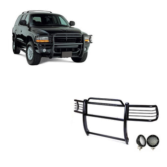 compare product Black Horse Grille brush Bumper Guard Modular Black Come with Pair of 5.3