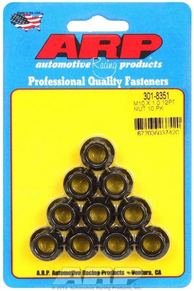 ARP 301-8351 Nut Kit, M10 x 1.00"
