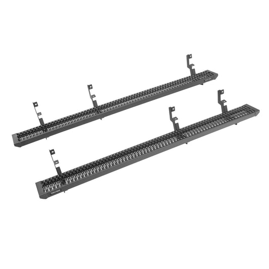 N-Fab Growler Steps | Textured Black, Cab Length | GFF15RC-TX | Fits 2015-2022 Ford F-150, 2018-2020 Raptor, 2017-2020 F250 / F350 / F450 Superduty Regular Cab All Beds, Gas
