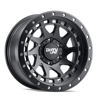 compare product ENIGMA PRO 17x9, Bolt Pattern: 5x5/, Offset: -12, MATTE BLACK W/SIMULATED RING, set of 1