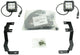 ZROADZ Ditch Hood Hinge LED Kit - Compatible w/ 2016-2019 Nissan Titan - Incl. (2) 3 Inch LED Pod Lights - Mild Steel Gloss Black Finish - Bolt-On Easy Installation - PN #Z367581-KIT2