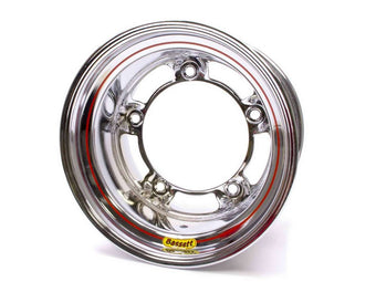compare product Bassett Armor Edge 15x10 in Wide 5 Chrome Wheel Rim P/N 50SR4C