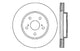 StopTech 128.44125R Sport Cross Drilled Brake Rotor (Front Right), 1 Pack